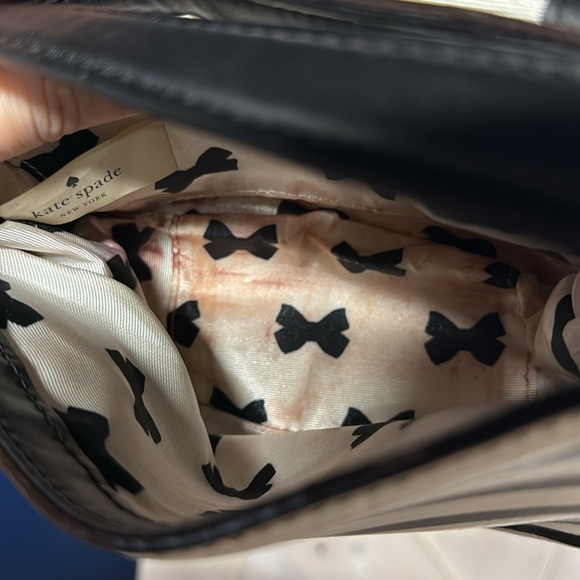 Kate Spade Chelsea Park Stripe Jade Crossbody Bag AS IS - Picture 13 of 13